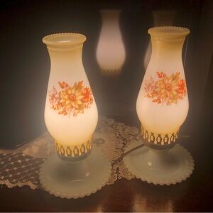 Vintage Milk Glass Table Lamp
